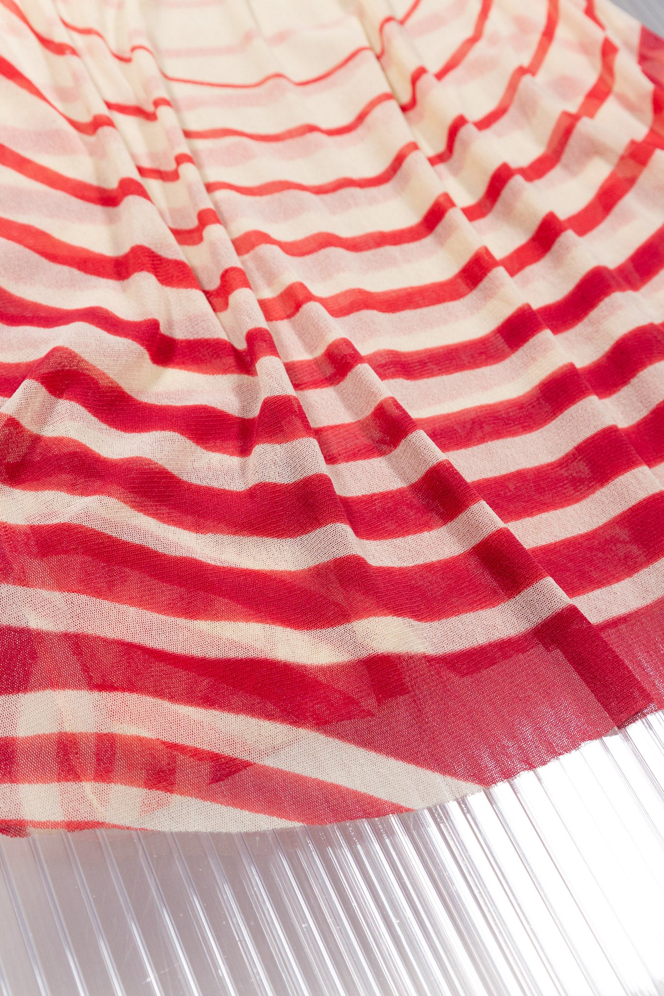 JEAN PAUL GUALTIER GRADIENT CIRCULAR MESH TOP