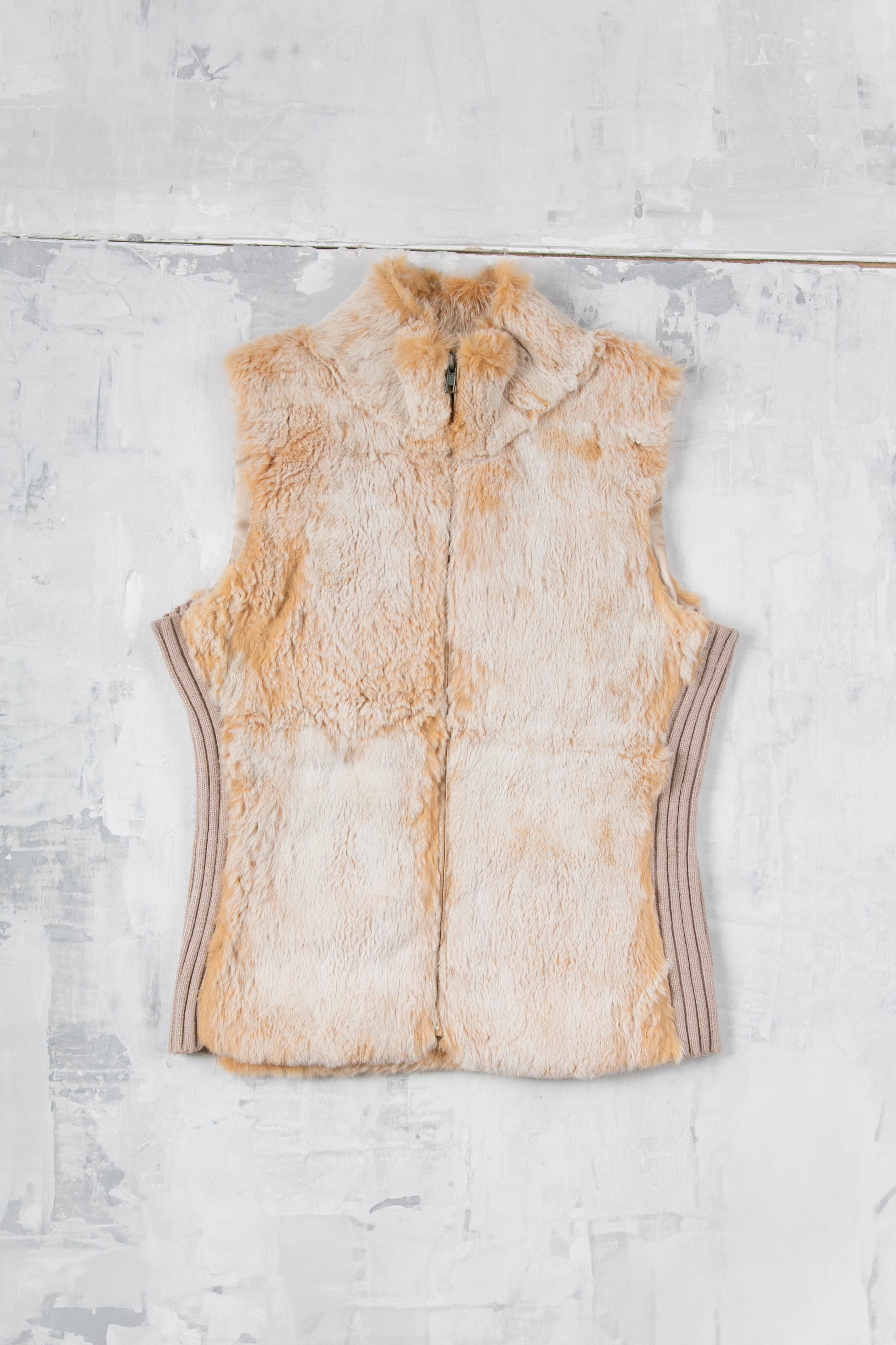 RABBIT FUR VEST