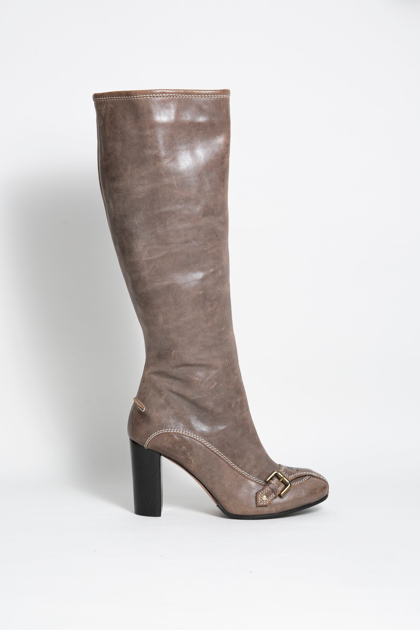 Etro 2010 Knee Buckled Boots