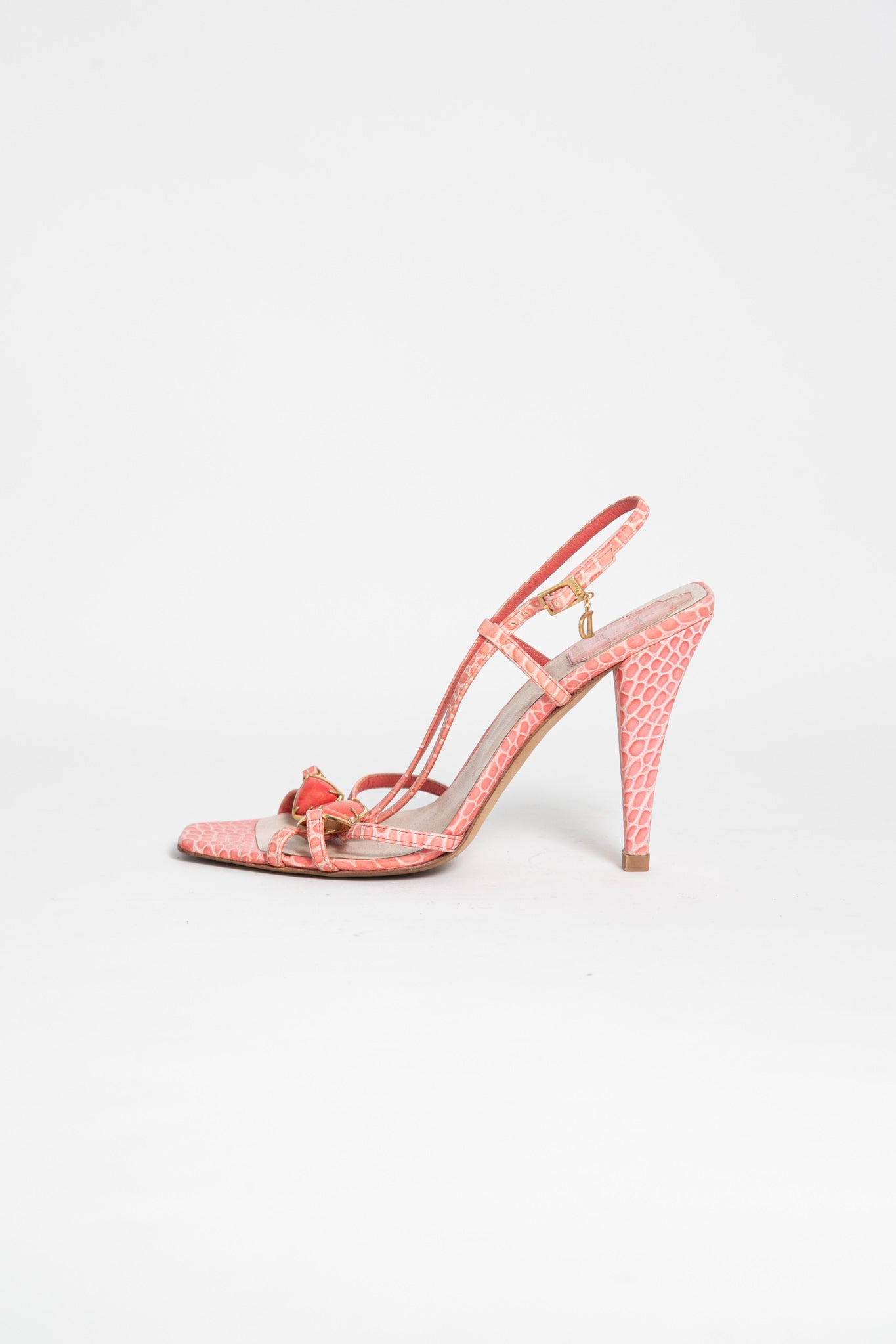 Dior Pink Piedra Sandals