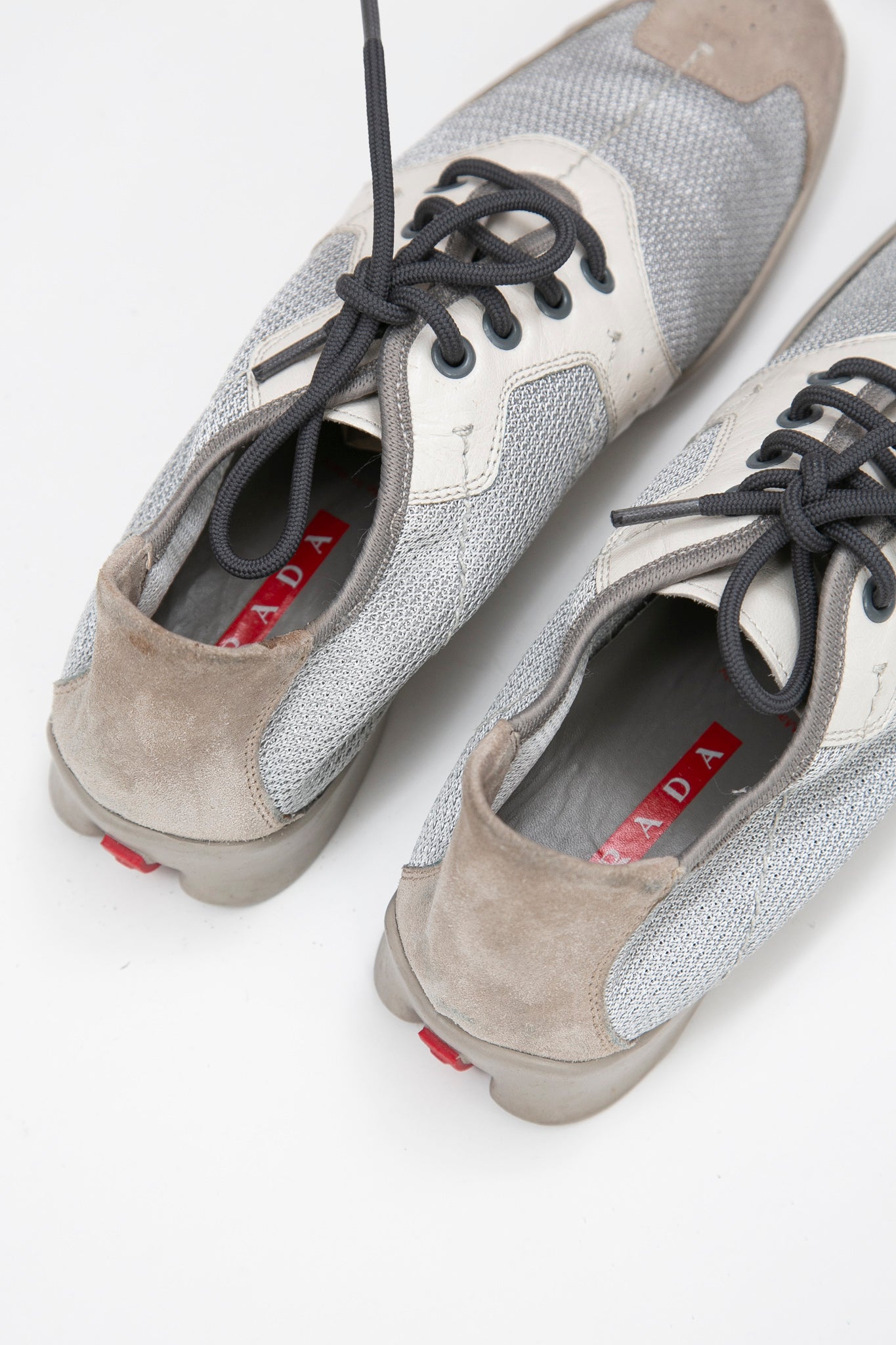 Prada Silver Sneakers