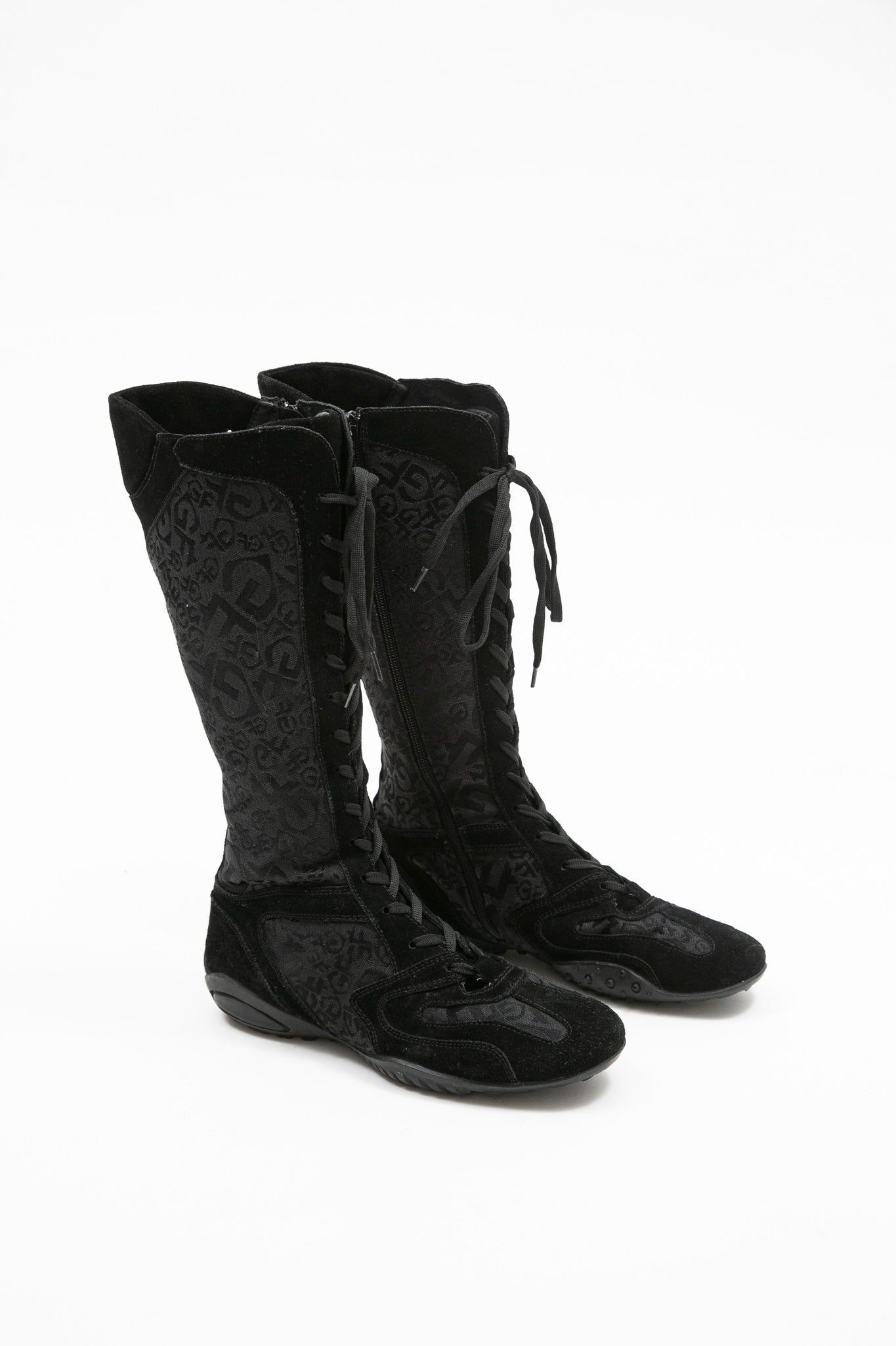 Gianfranco Ferre Lace-up Boxing Boots