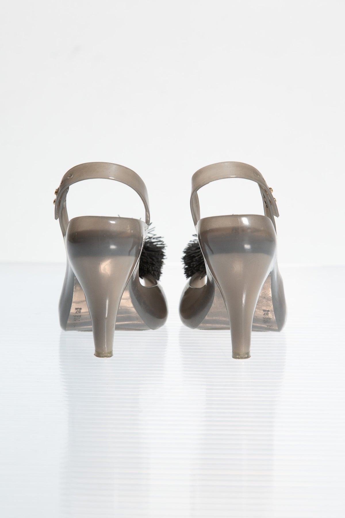 VIVIENNE WESTWOOD X MELISSA POM POM SLINGBACKS