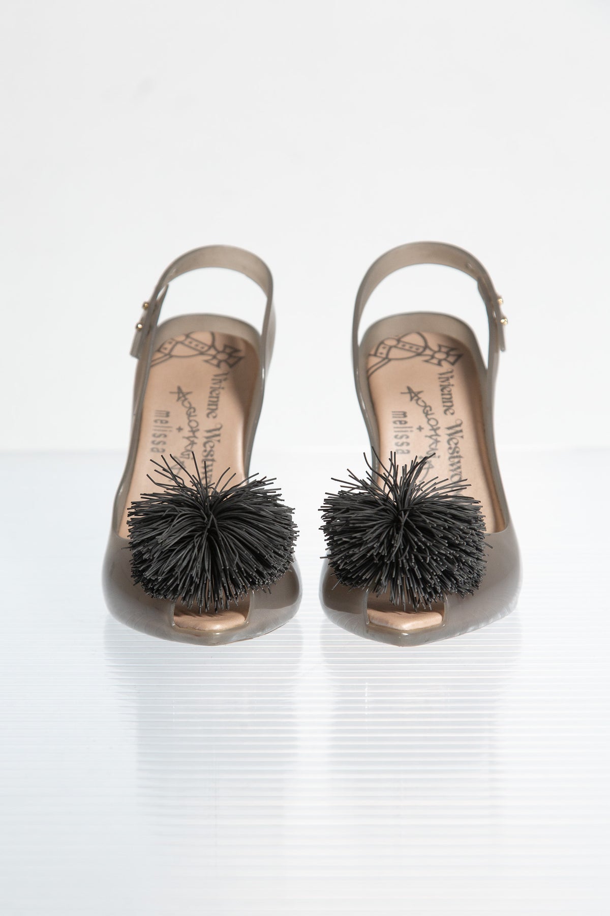 VIVIENNE WESTWOOD X MELISSA POM POM SLINGBACKS