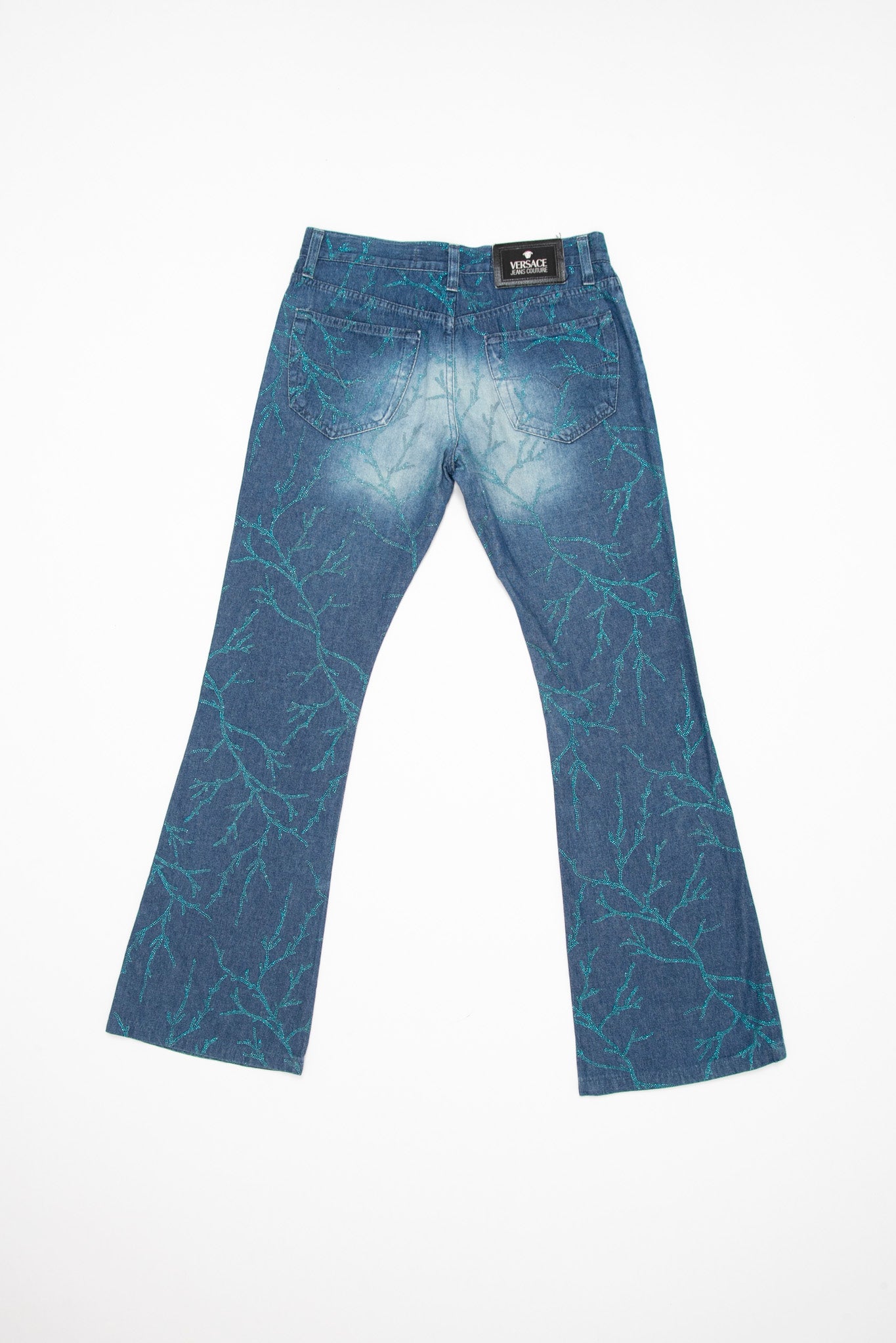 Versace Blue Lightning Jeans