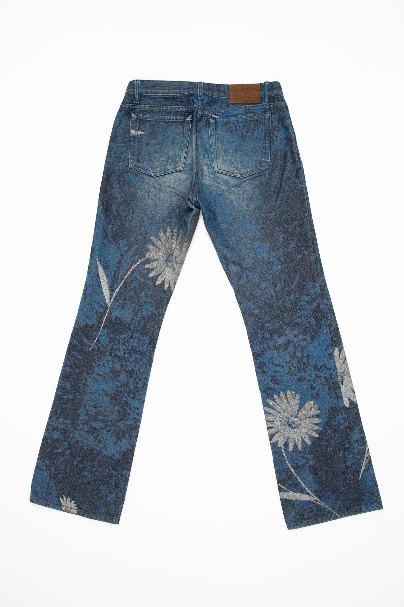 Cavalli Blue Floral Jeans