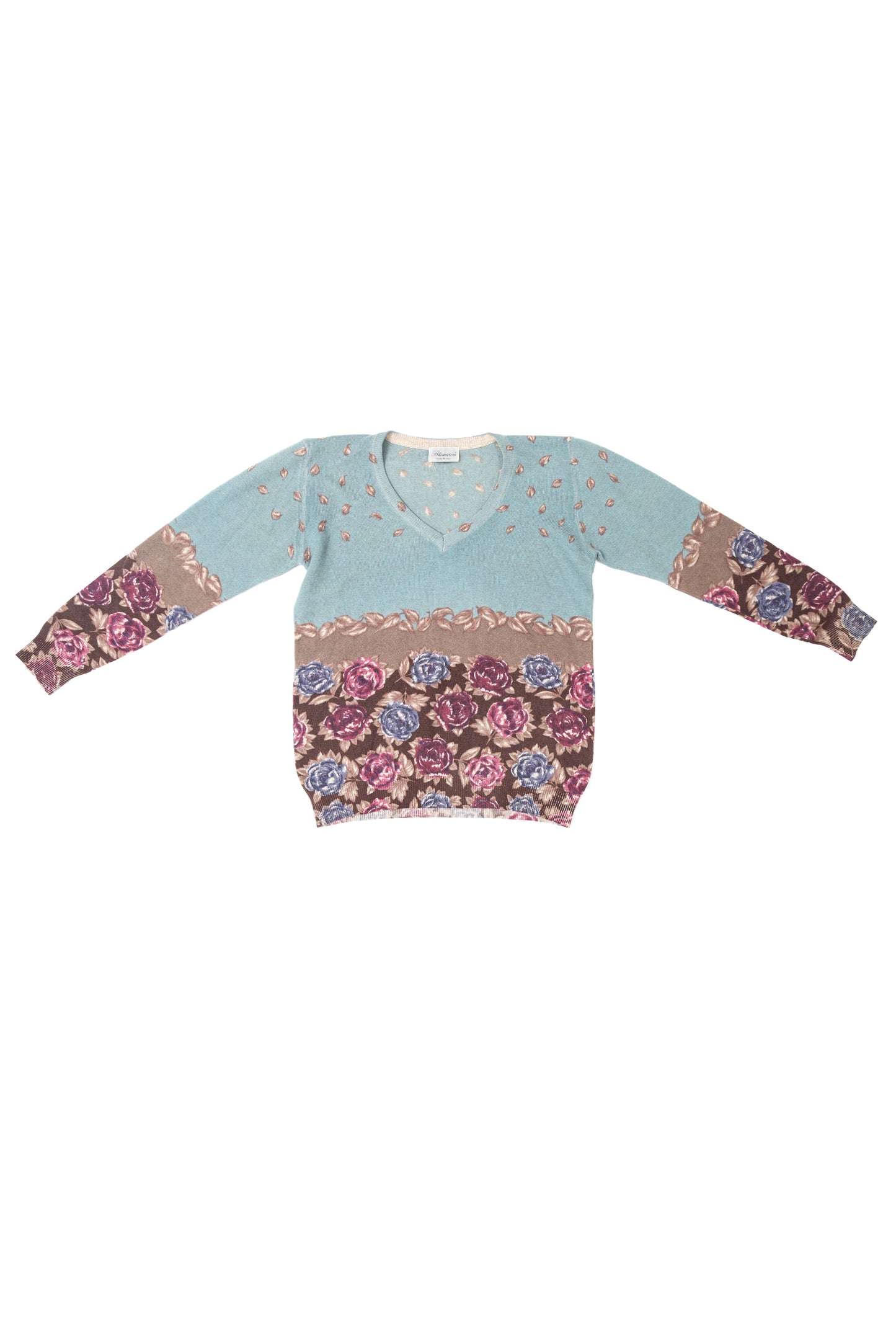 Blumarine Blue Roses Sweater