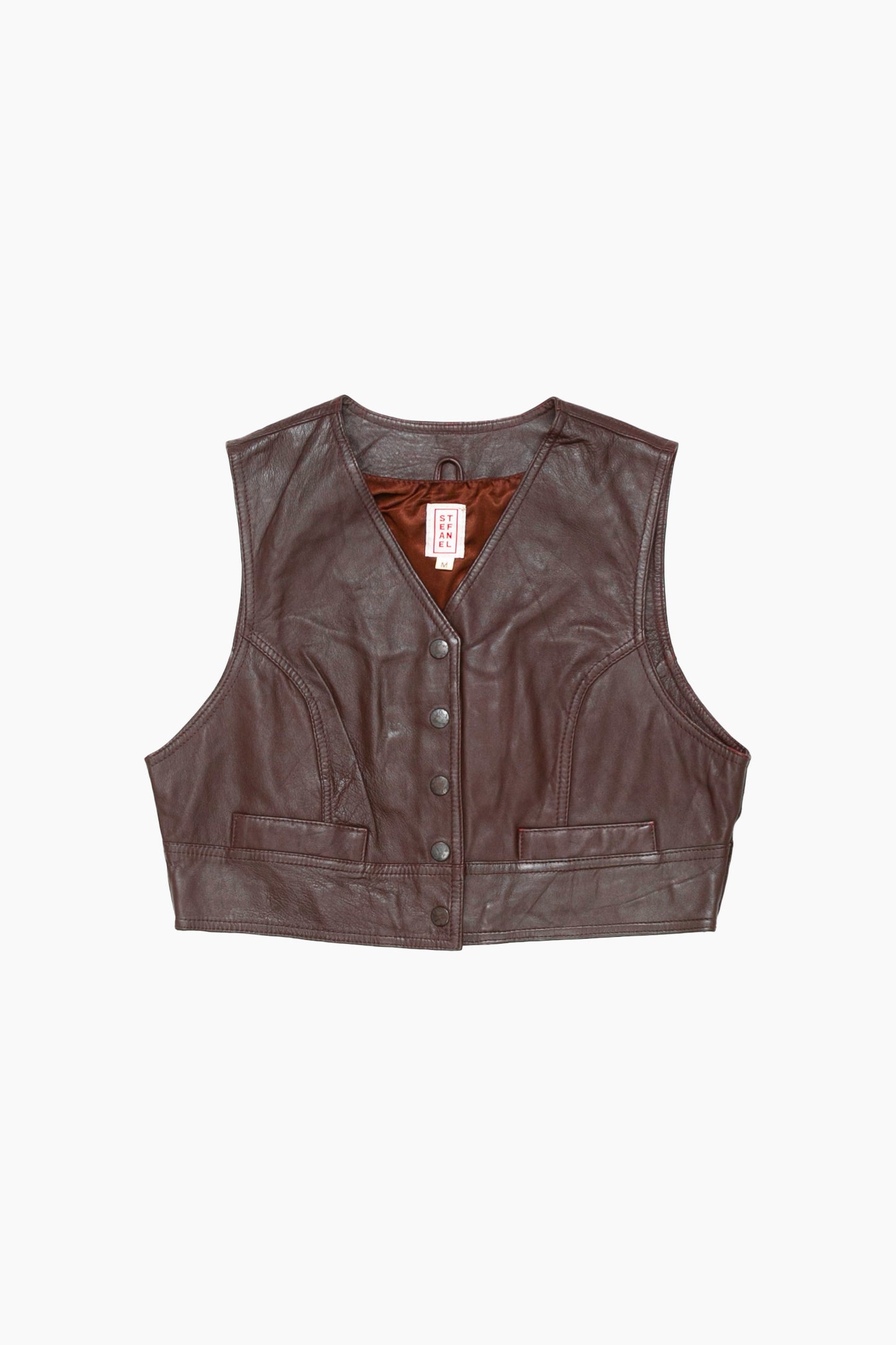 Stefanel Leather Vest