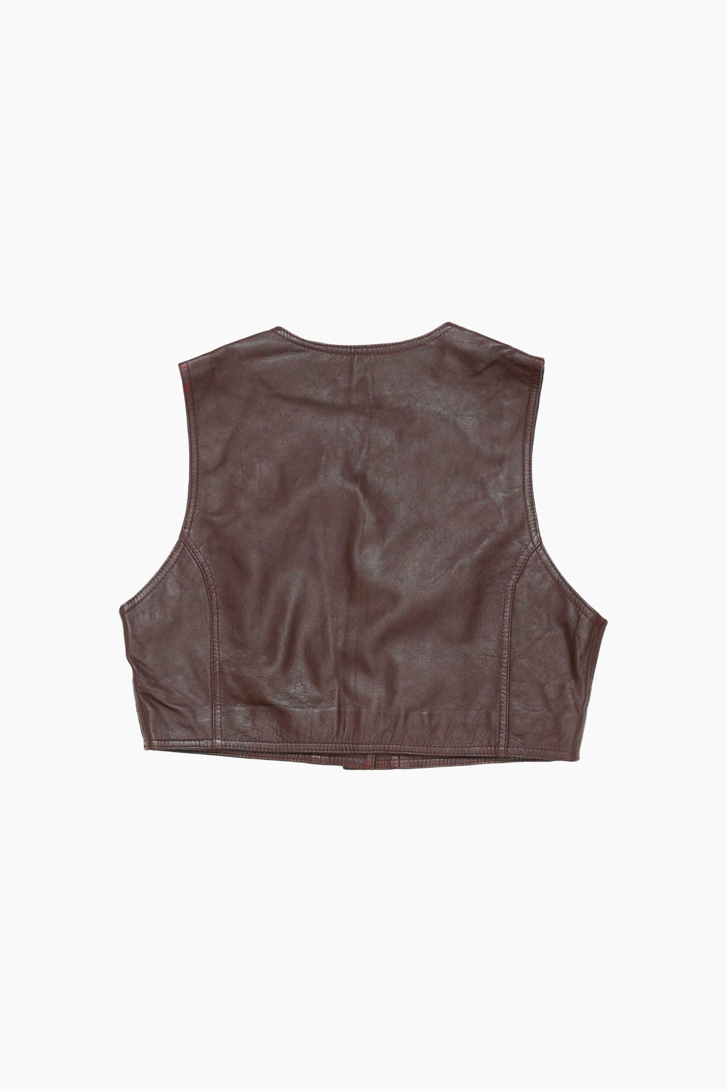 Stefanel Leather Vest