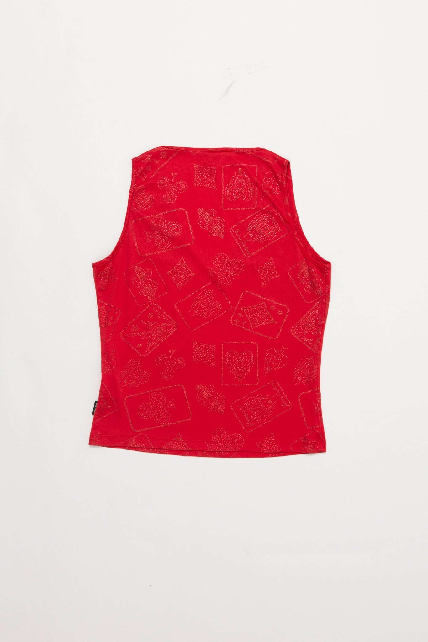 Versace Red Cards Top