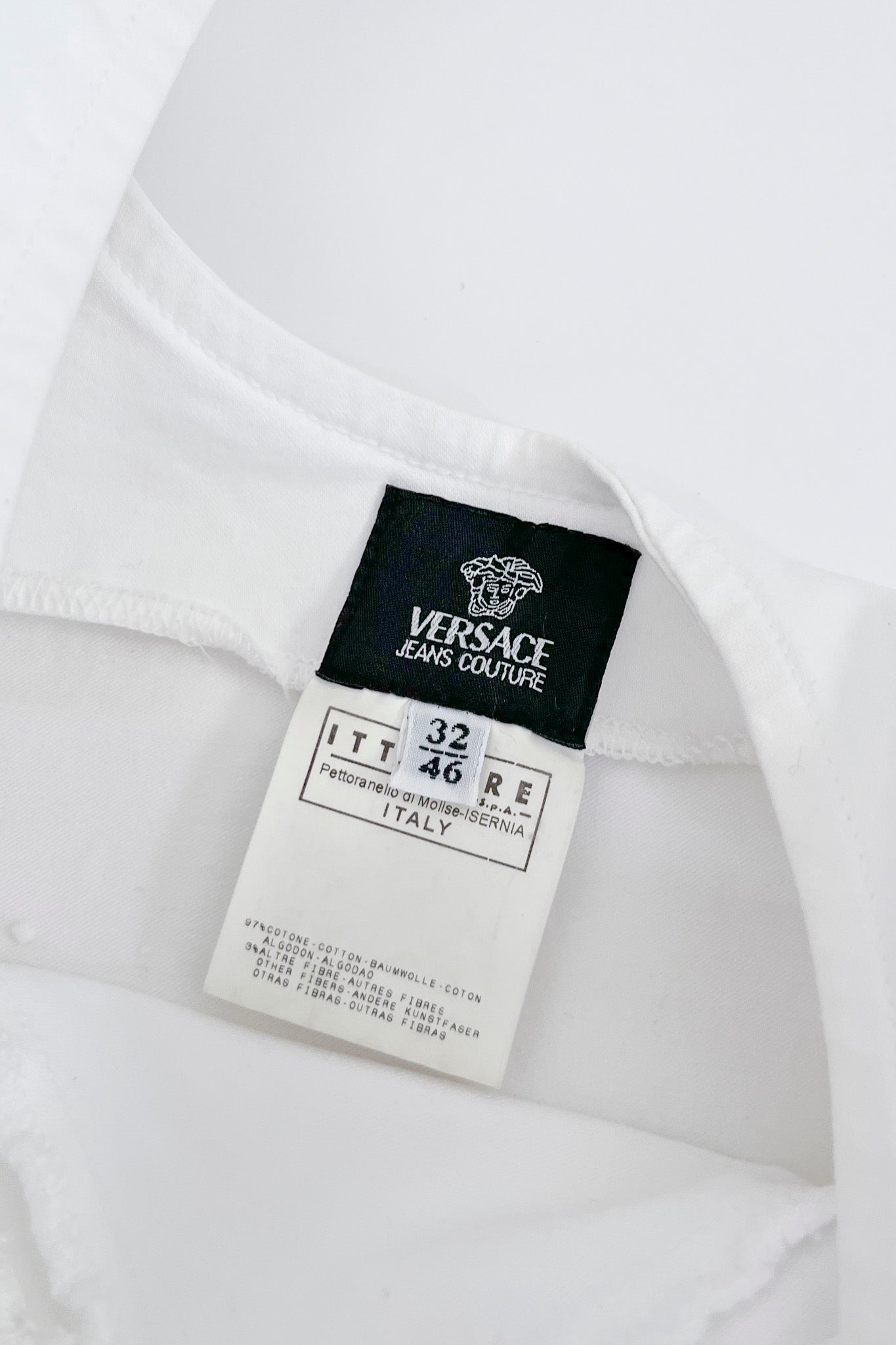 Versace White Mini Dress
