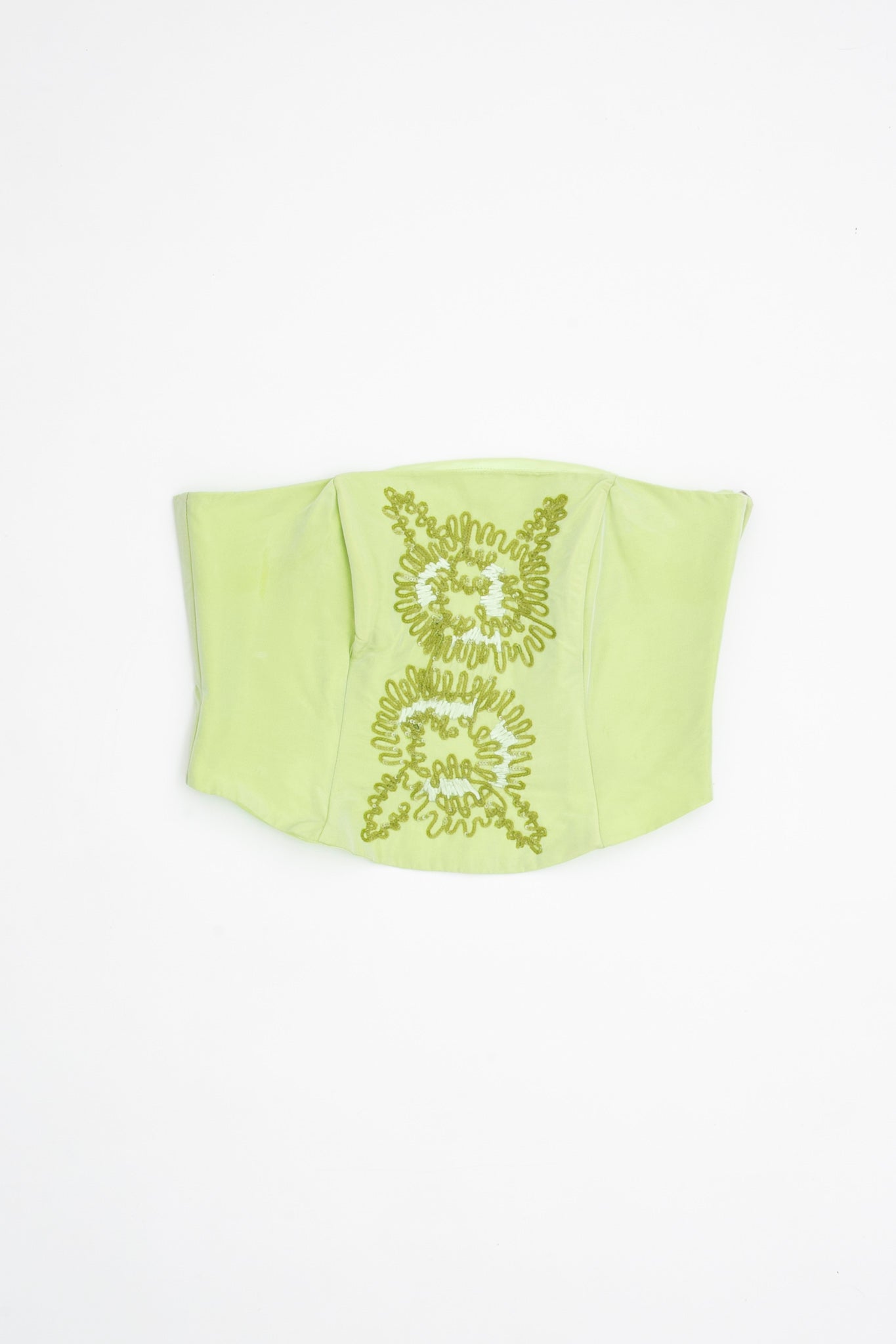Lime Sequined Corset