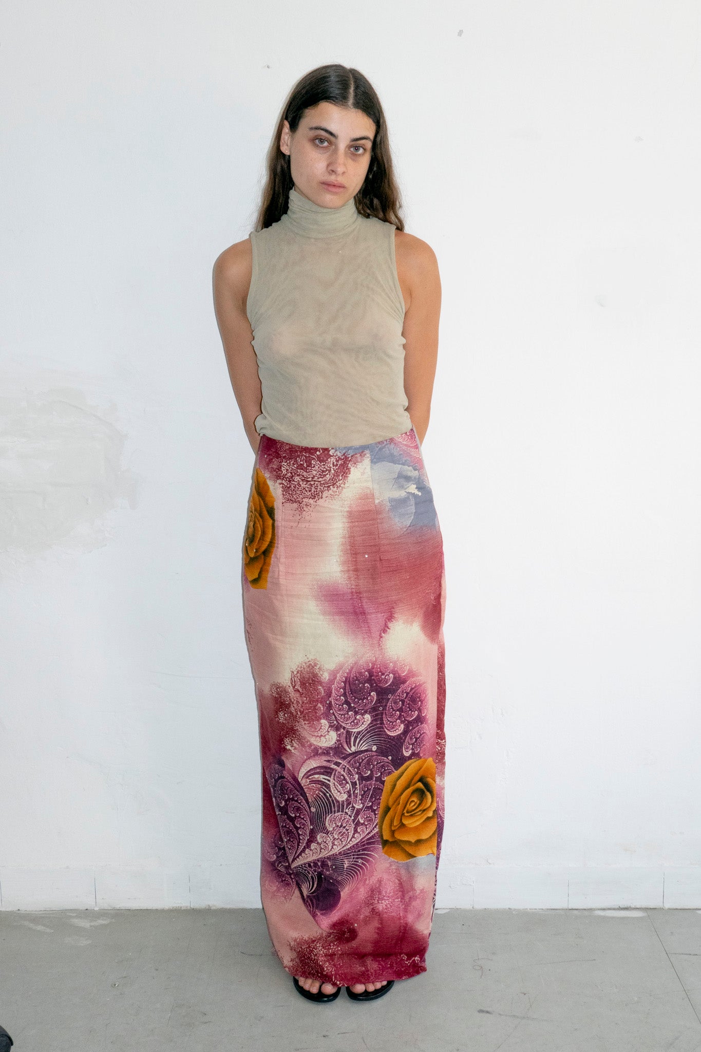 Rose Spell Maxi Skirt