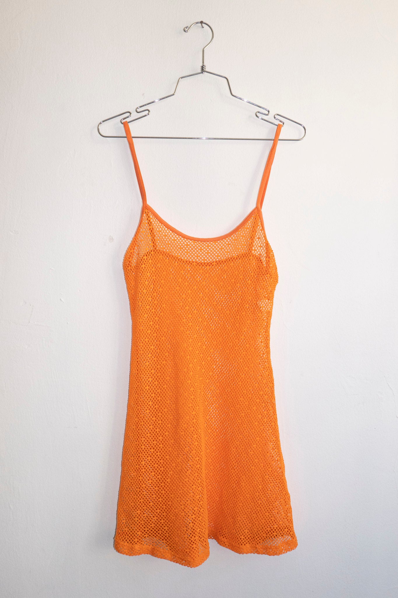 Orange Net Dress