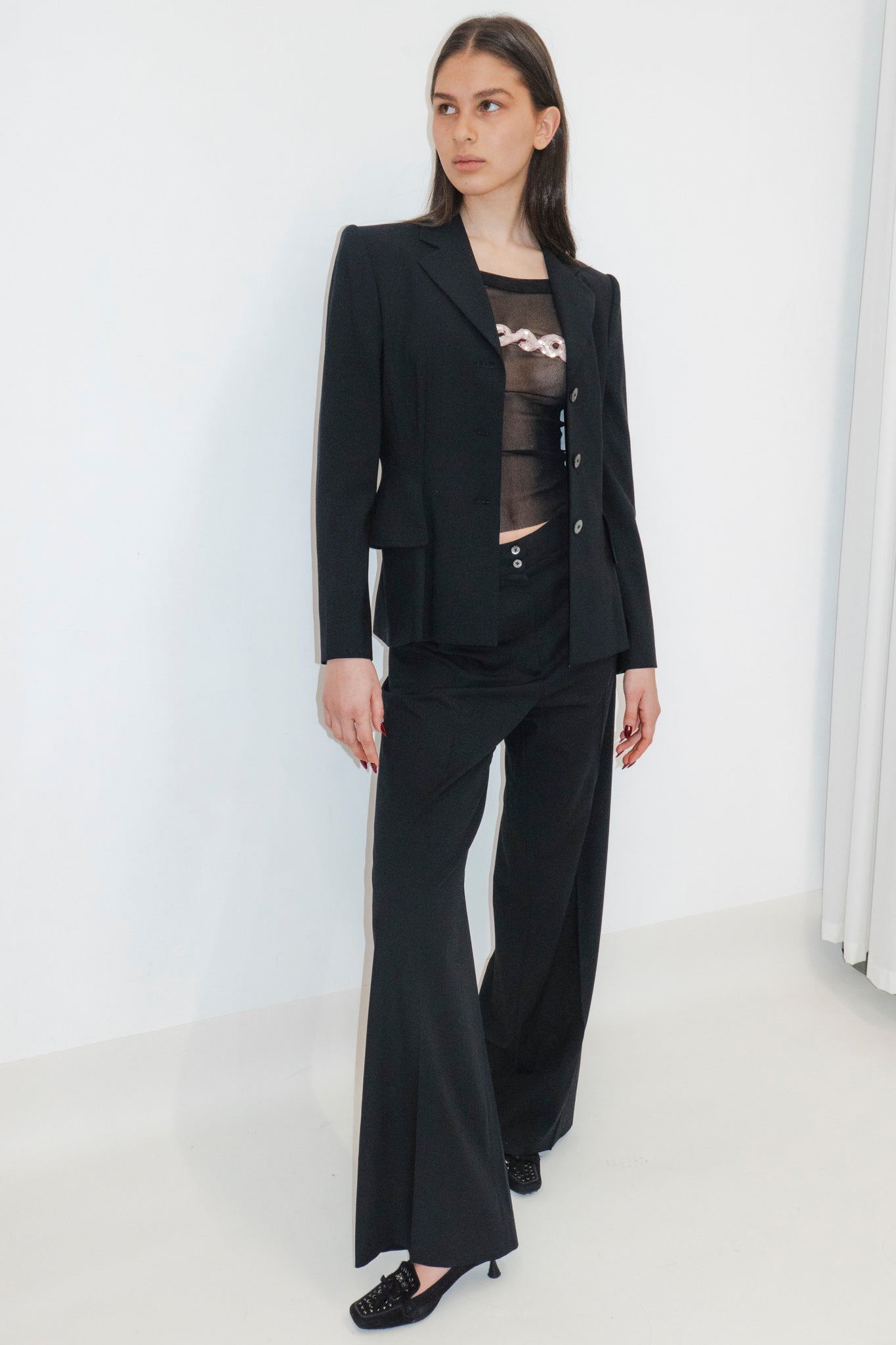 Gianfranco Ferre Structured Pant Suit