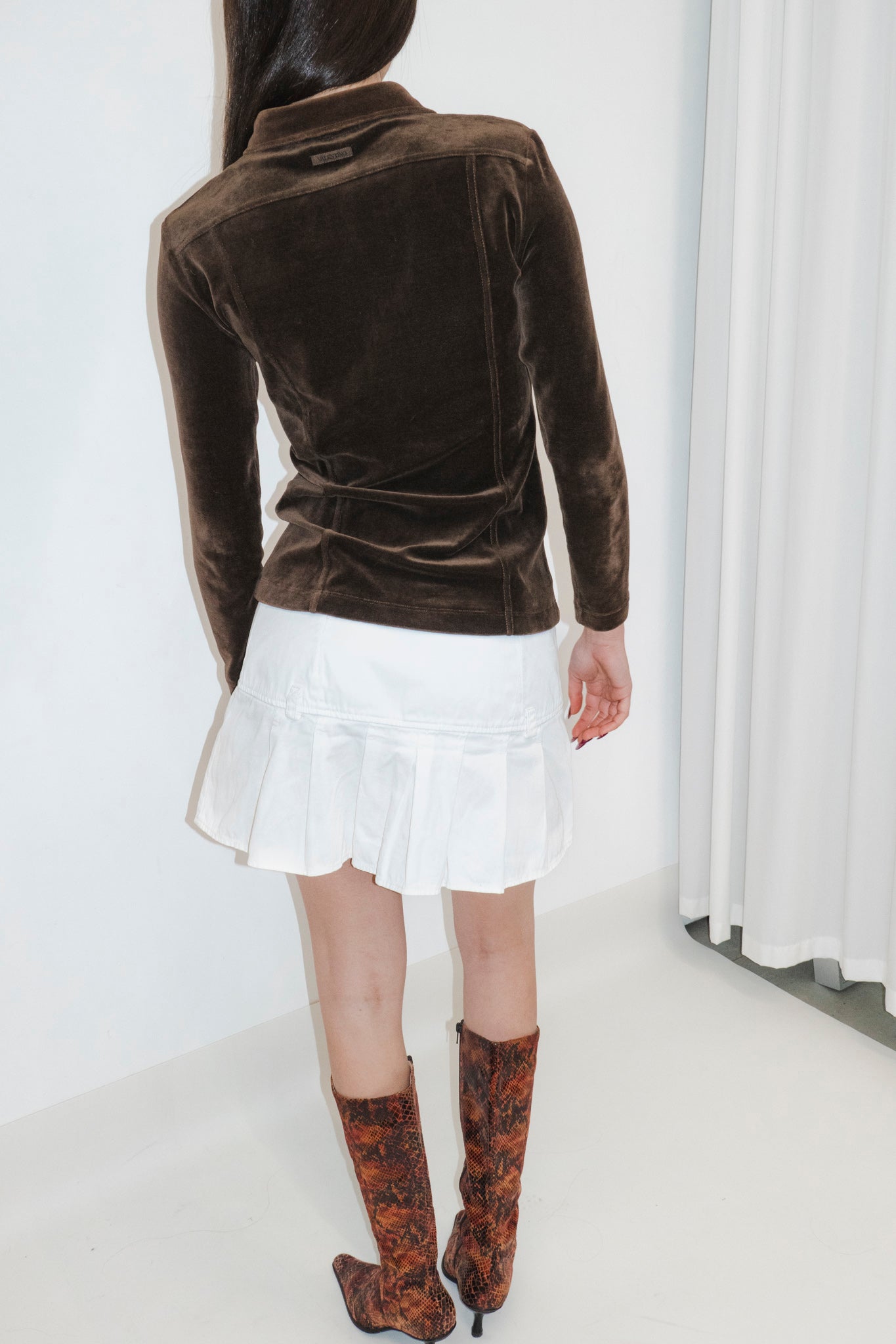 PINKO White Mini Skirt