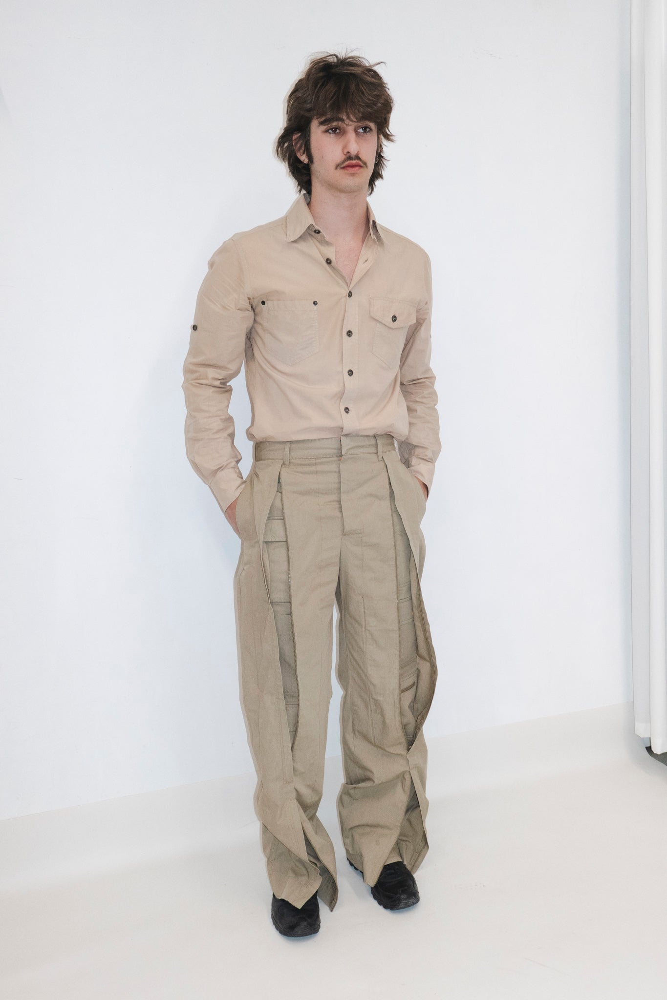 Dolce & Gabbana 2000s Full Zip Cargo Pants