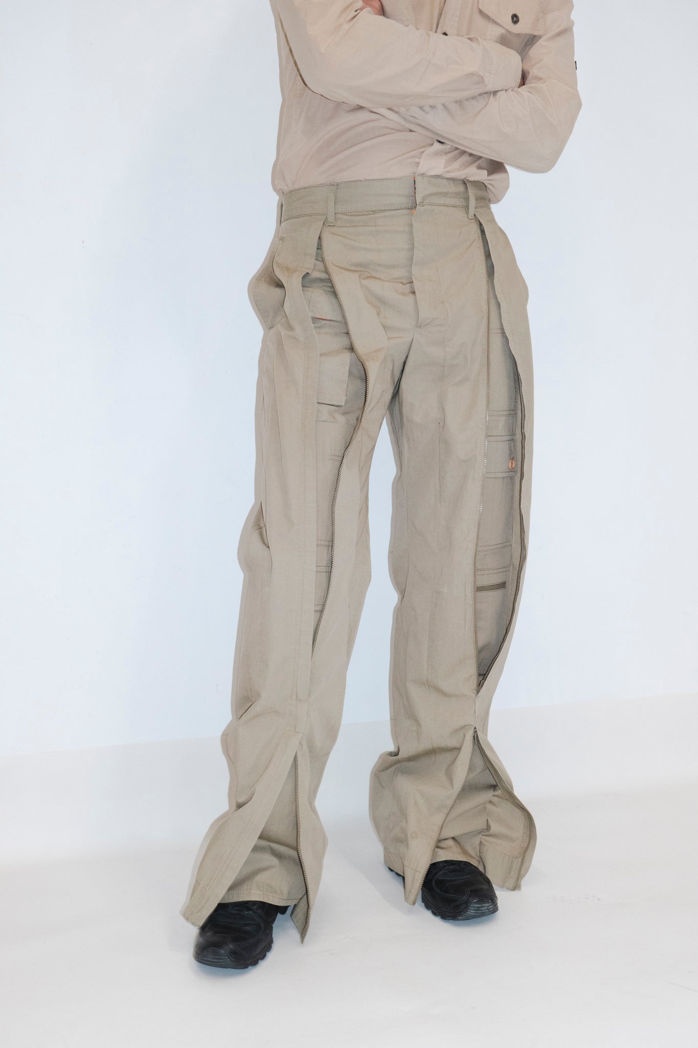 Dolce & Gabbana 2000s Full Zip Cargo Pants