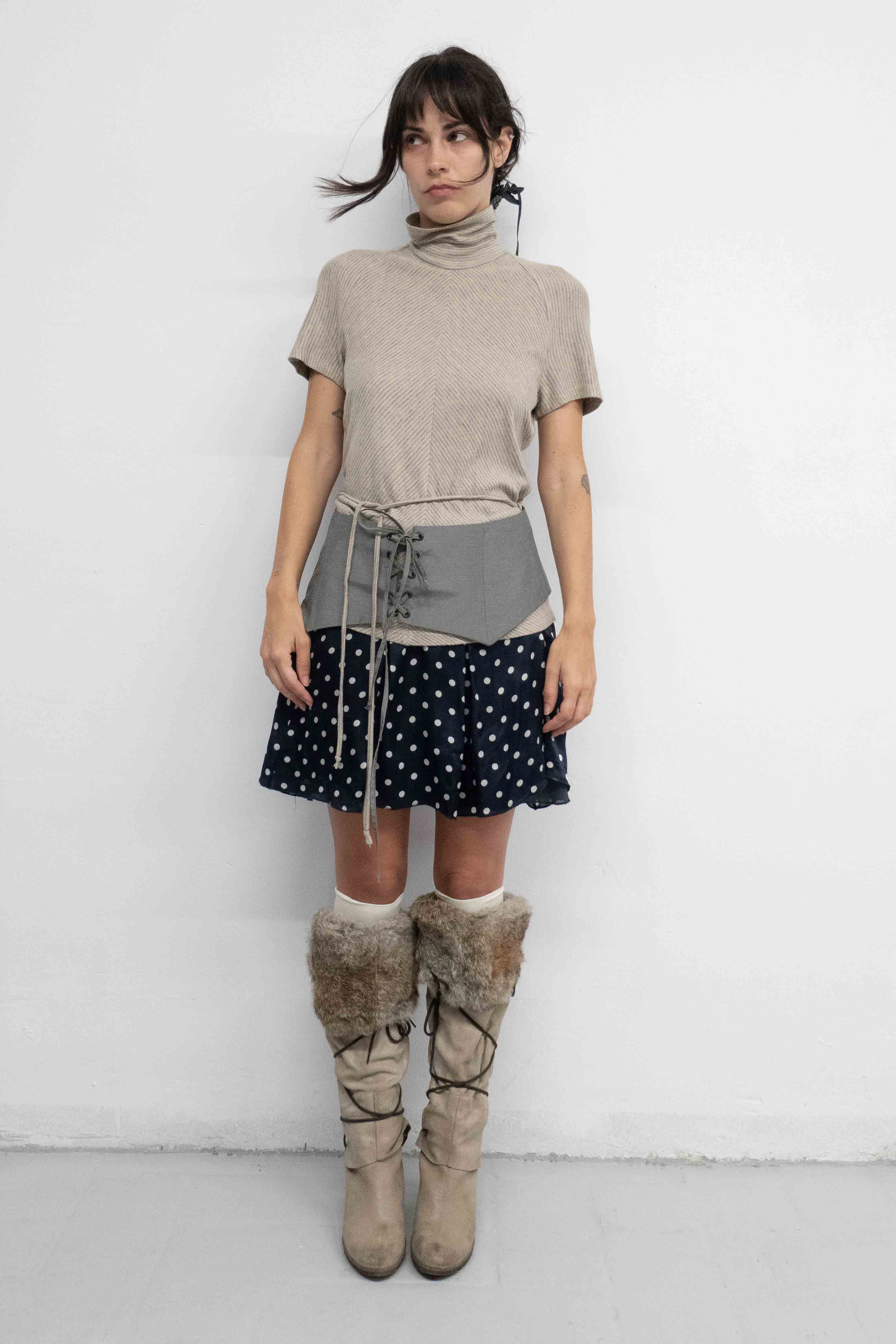 SRTIPED TURTLENECK TOP