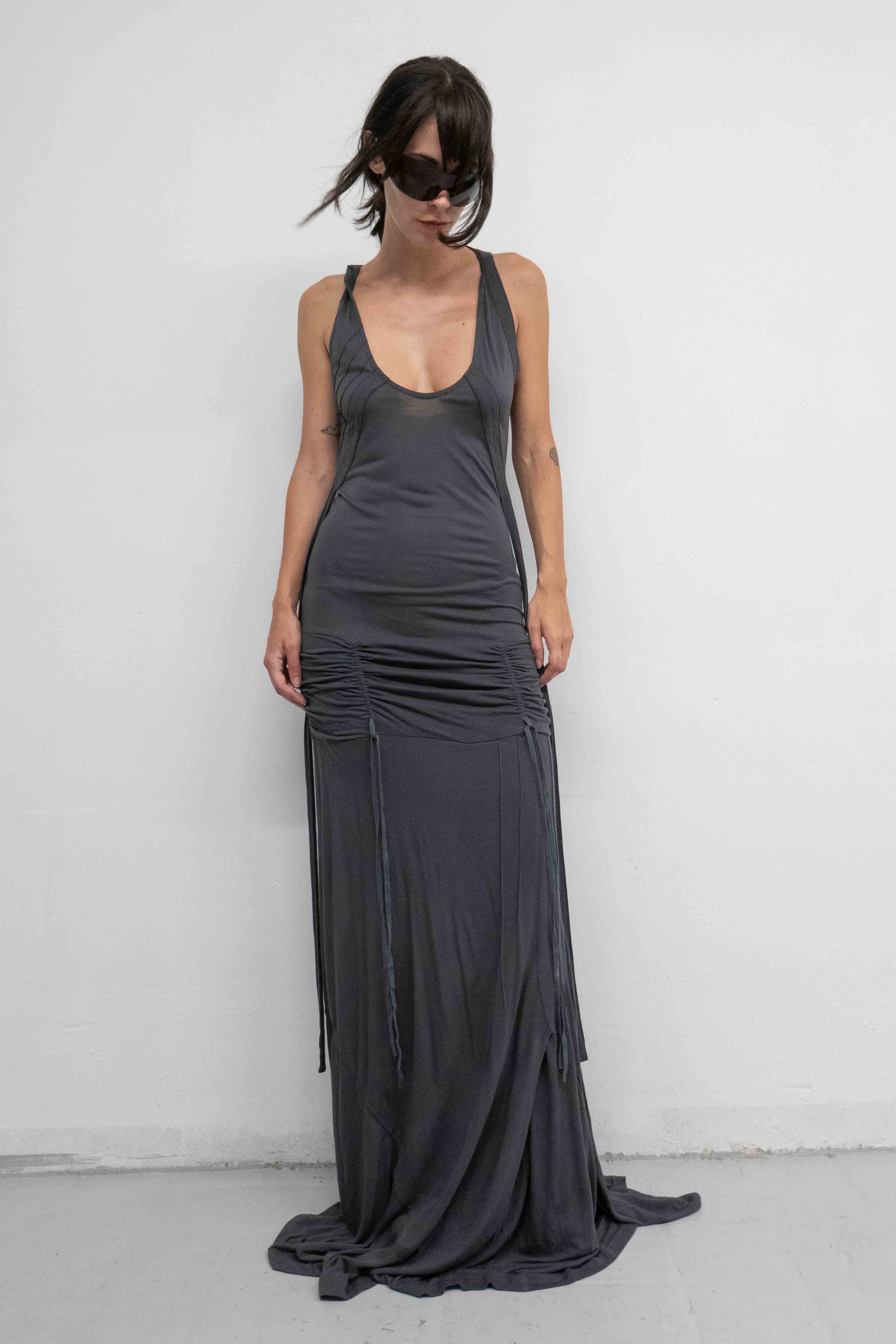 MAXI RUCHED DRESS