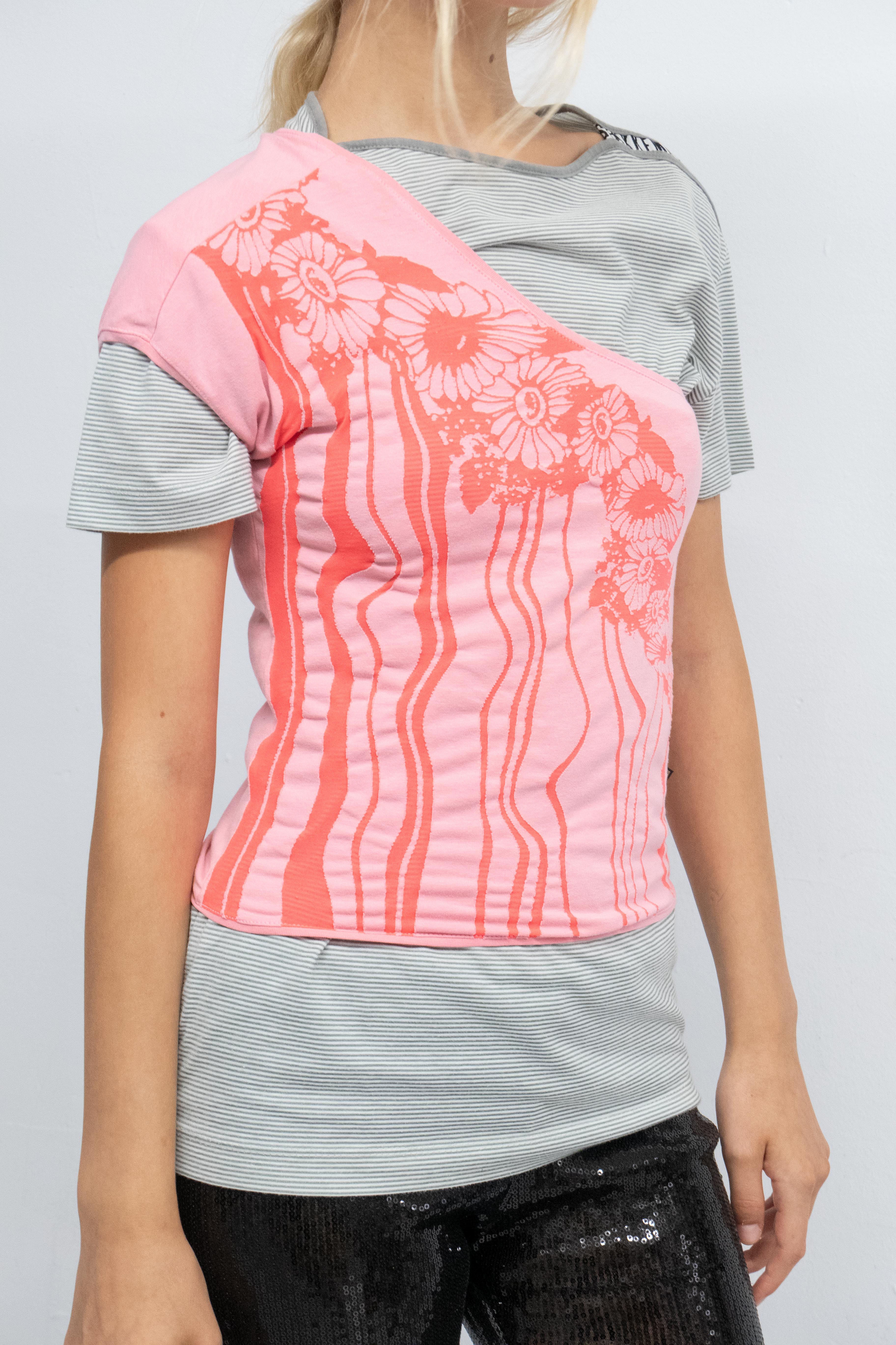 PINK ILLUSION ASYMMETRIC TOP