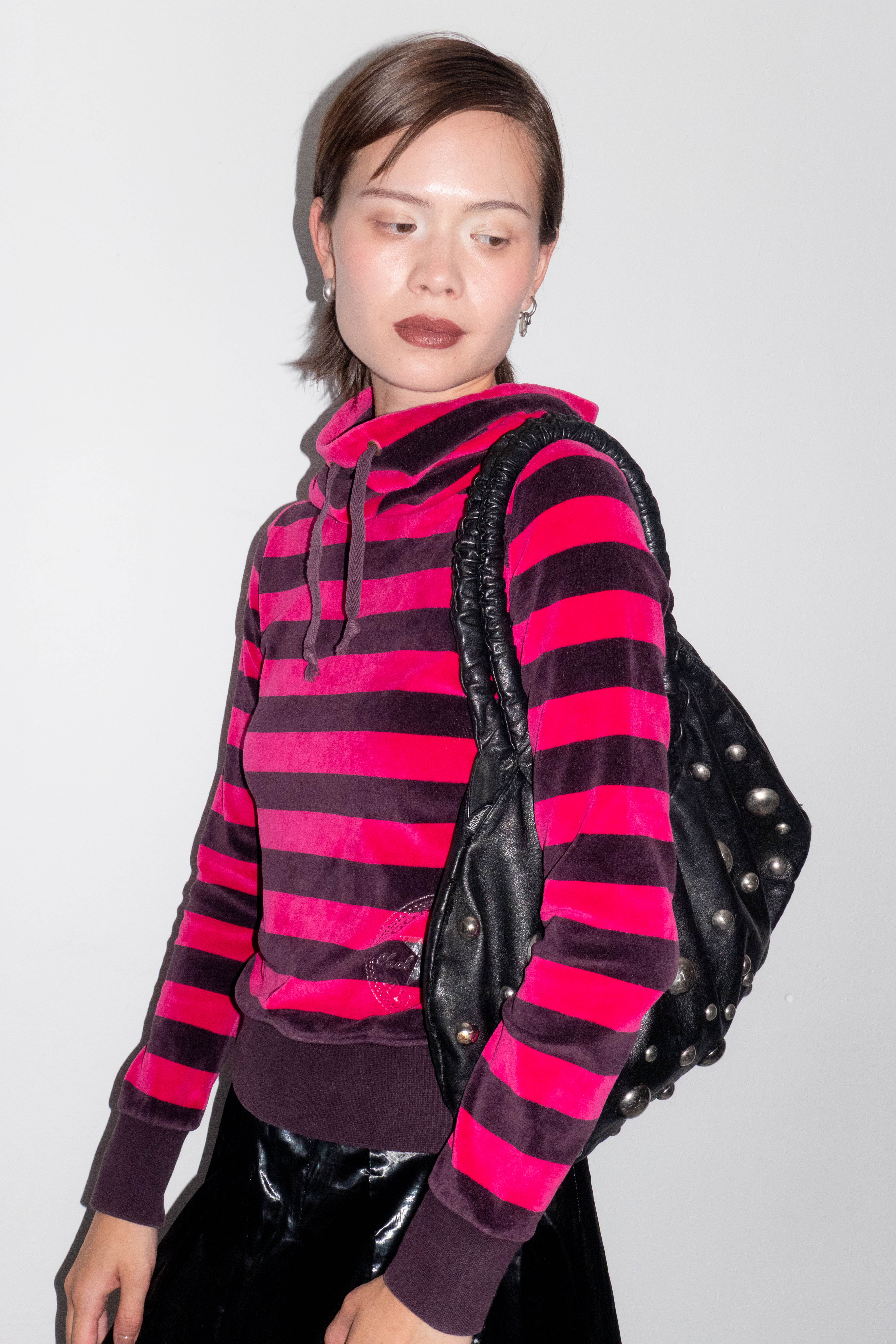 PINK TONED STRIPED SWEATER