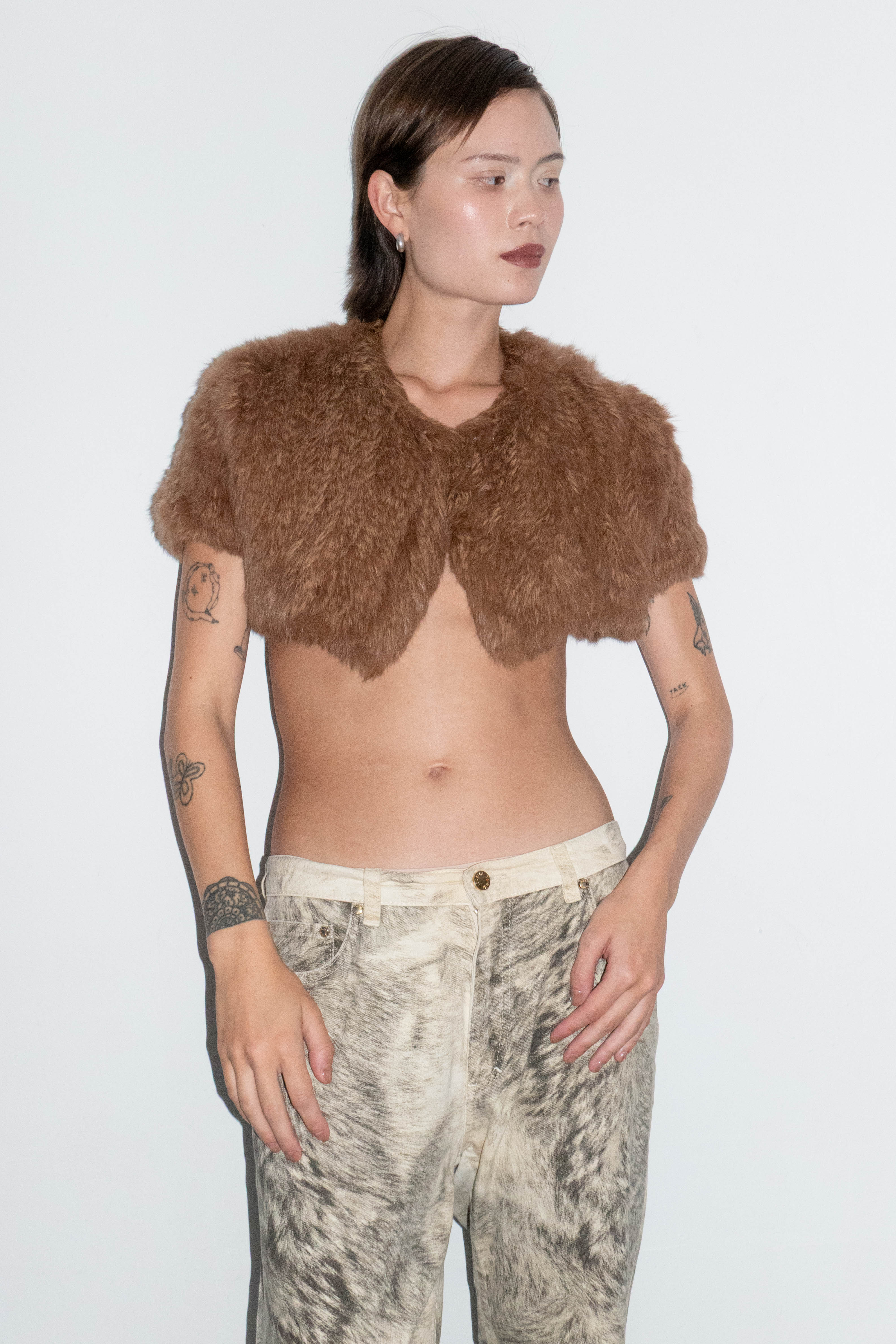 RABBIT FUR BOLERO