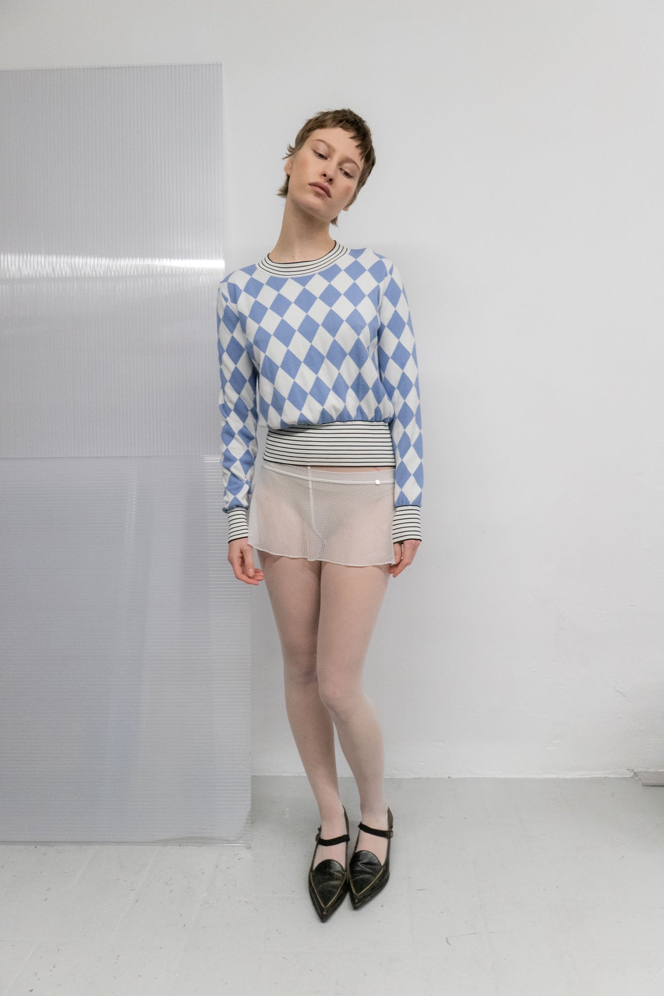 MAX MARA PLAID VISCOSE JERESY