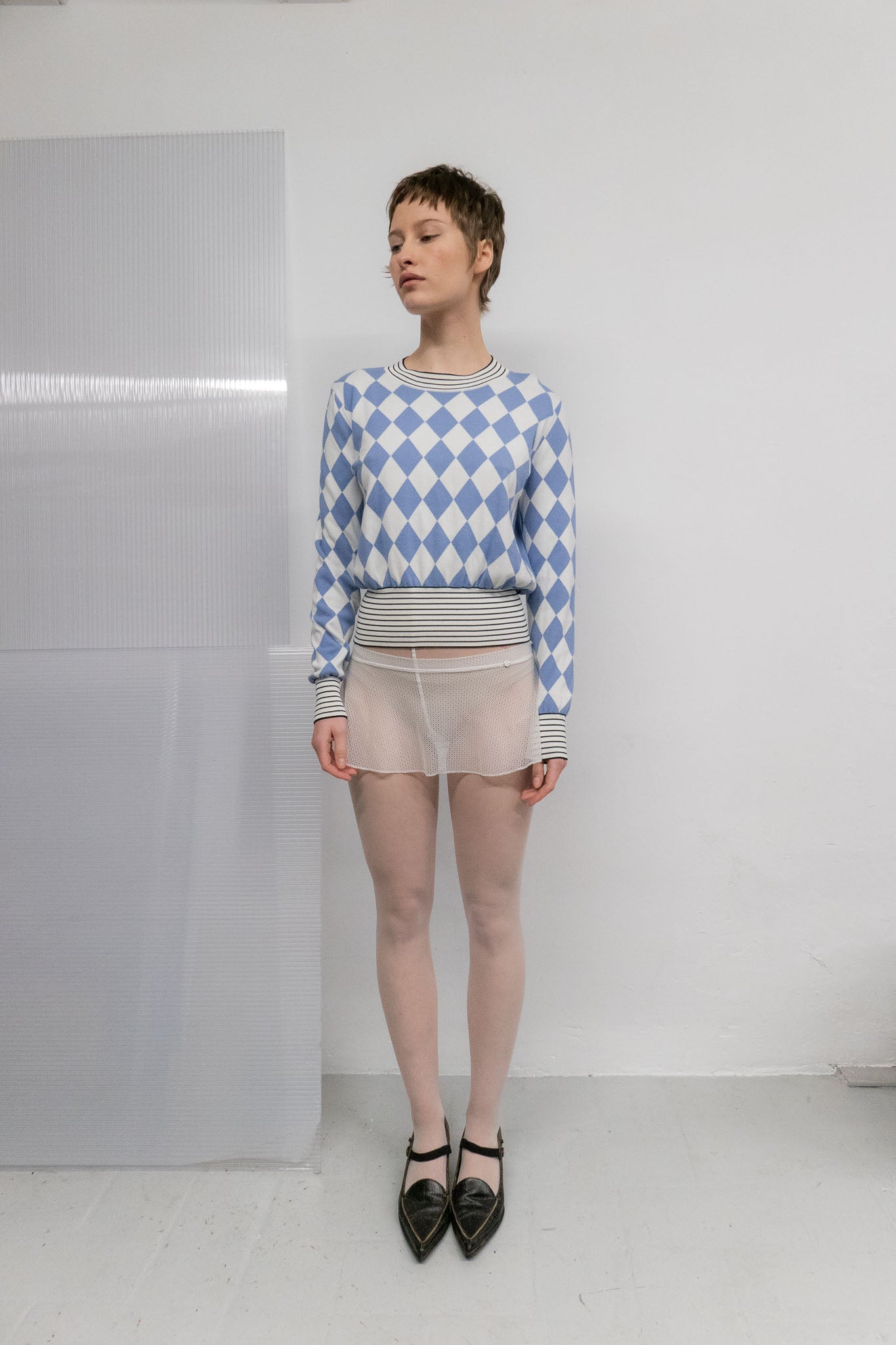 MAX MARA PLAID VISCOSE JERESY