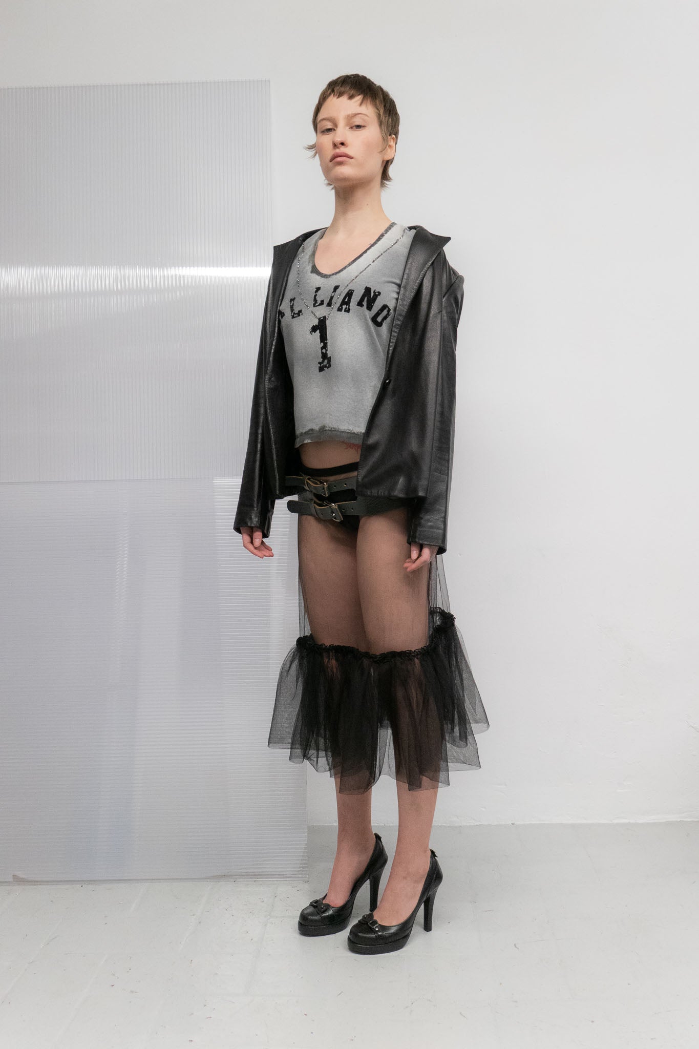 '1' GALLIANO NECKLACE TOP