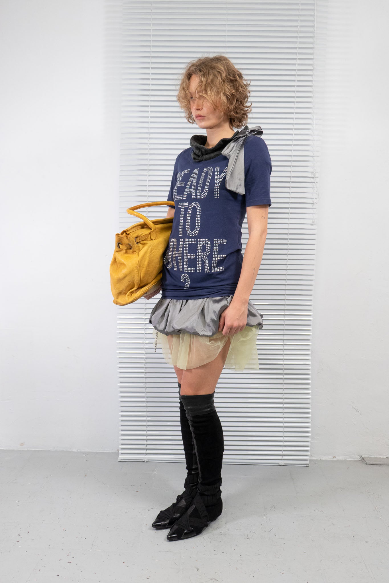 MOSCHINO 'READY FOR WHERE?' TOP