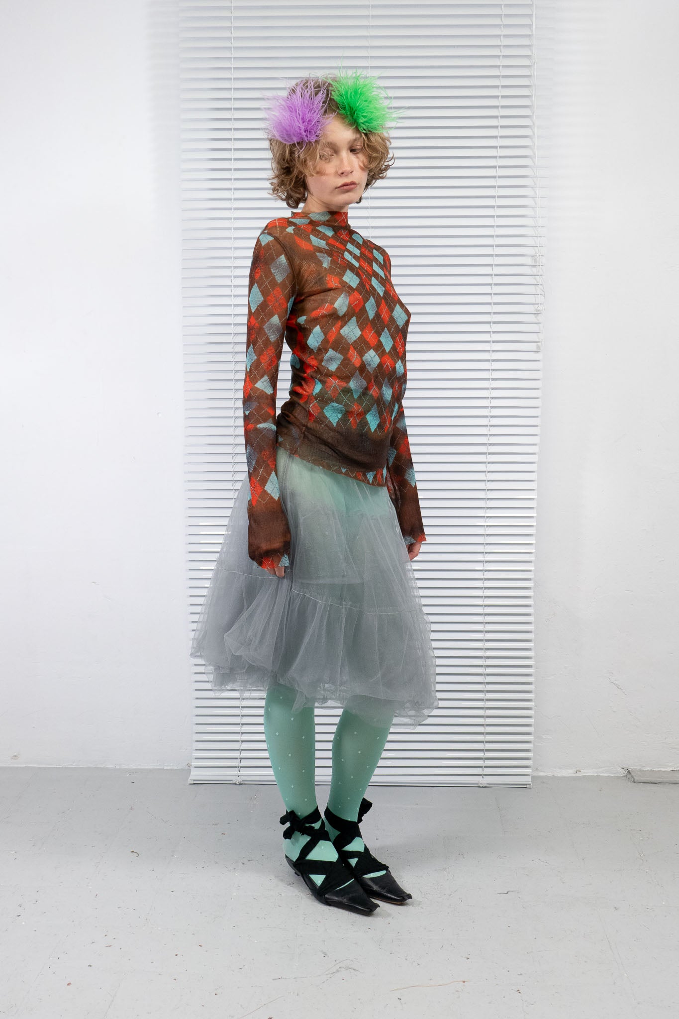 JEAN PAUL GUALTIER 90'S ARGLYE TOP