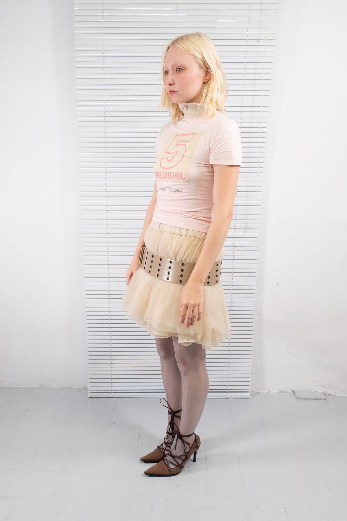BLUGIRL SAINT TROPEZ PINK POLO TOP