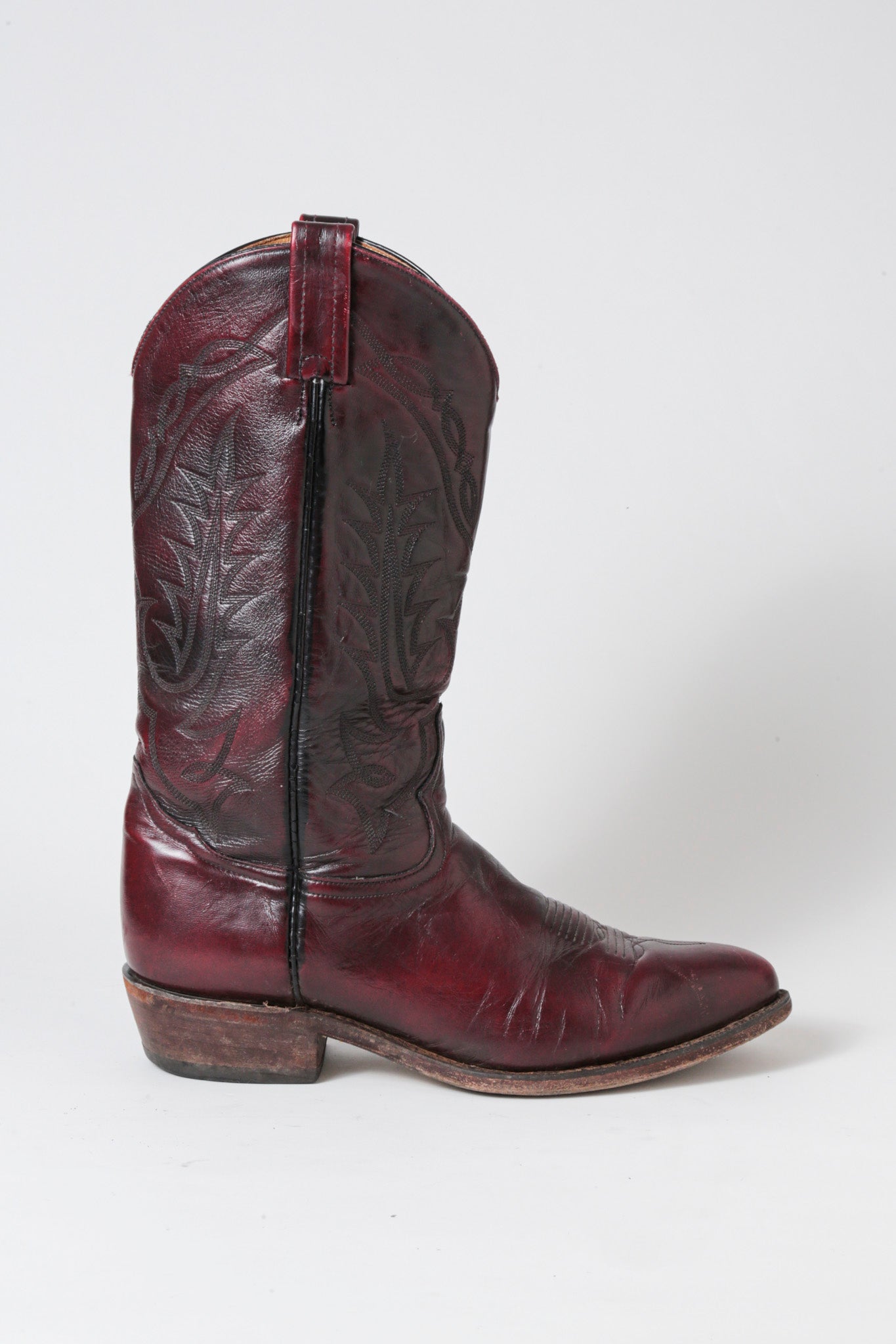 Plum Gradient Cowboy Boots