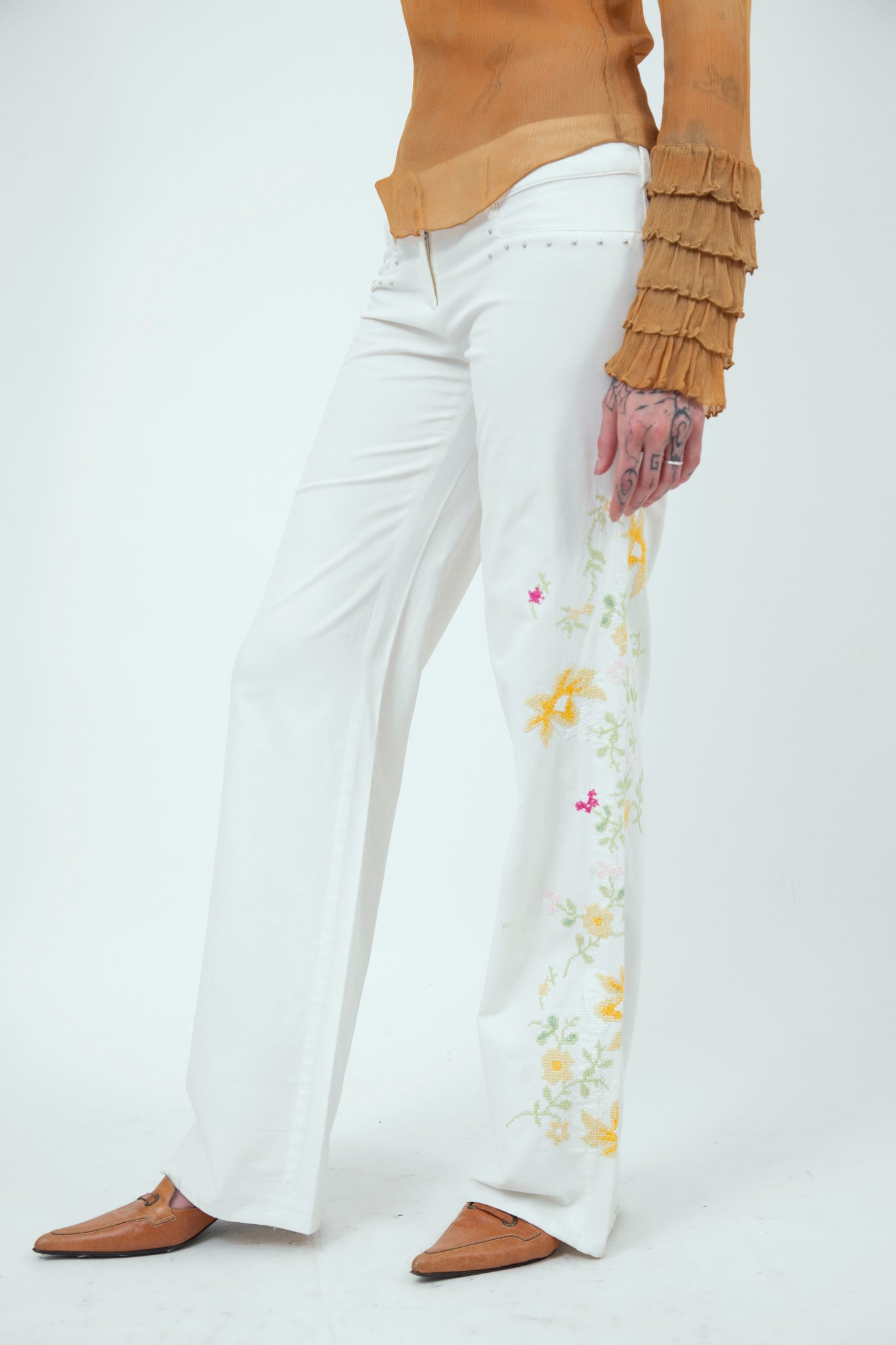 Versace Floral Pants
