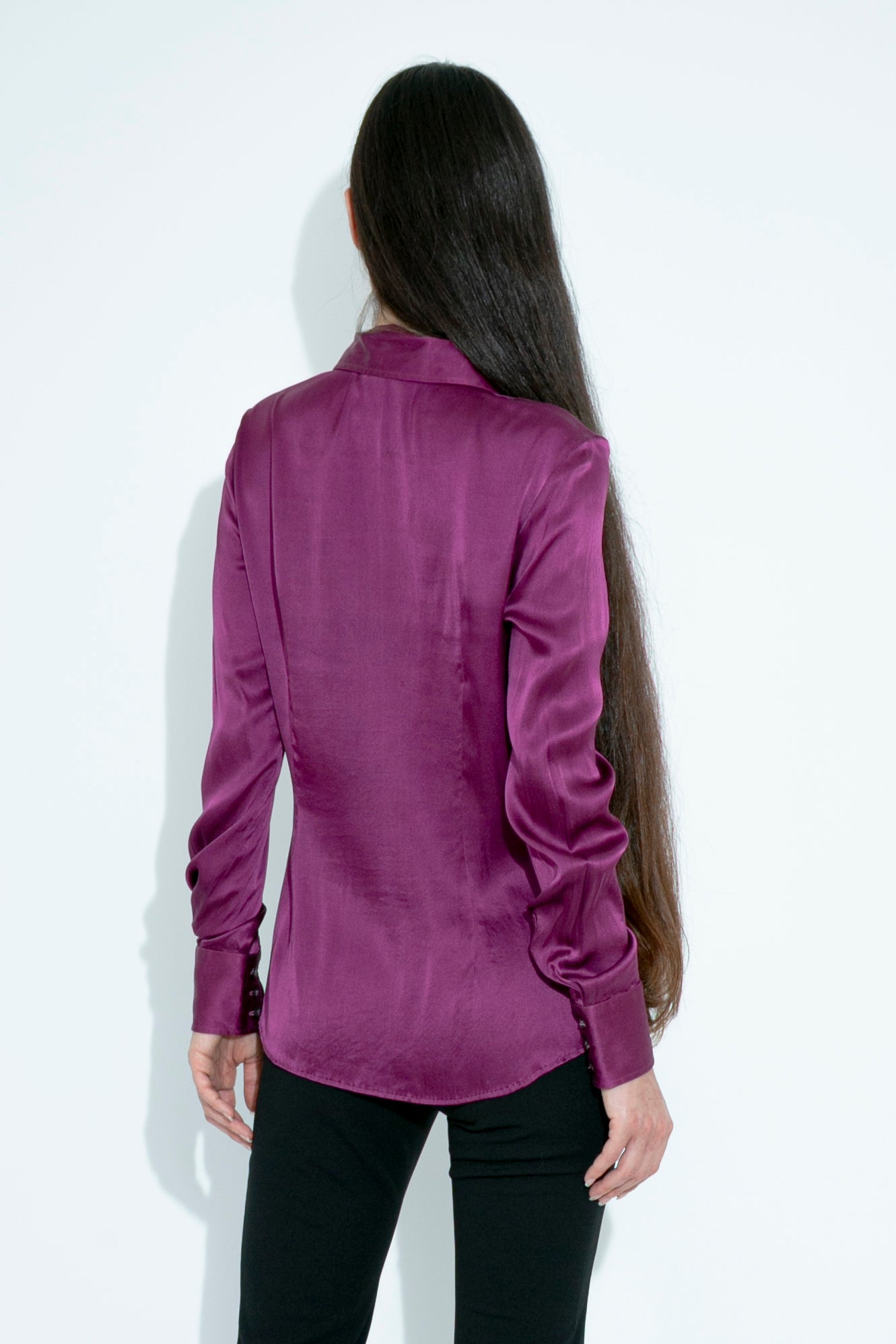D&G Silk Purple Blouse