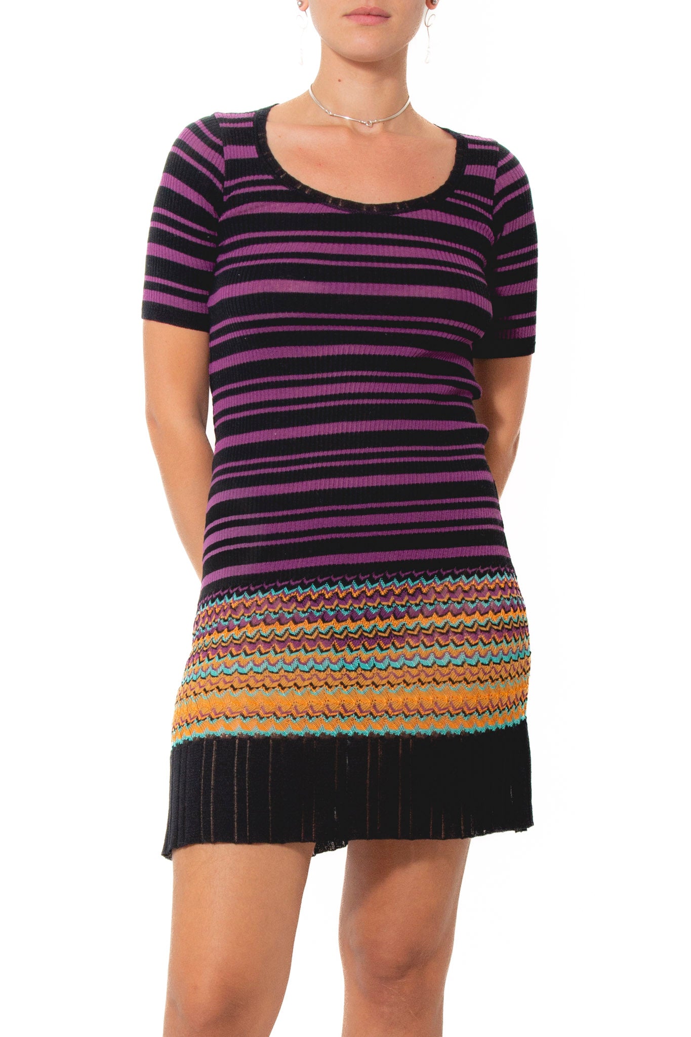 Missoni Knitted Chevron Dress