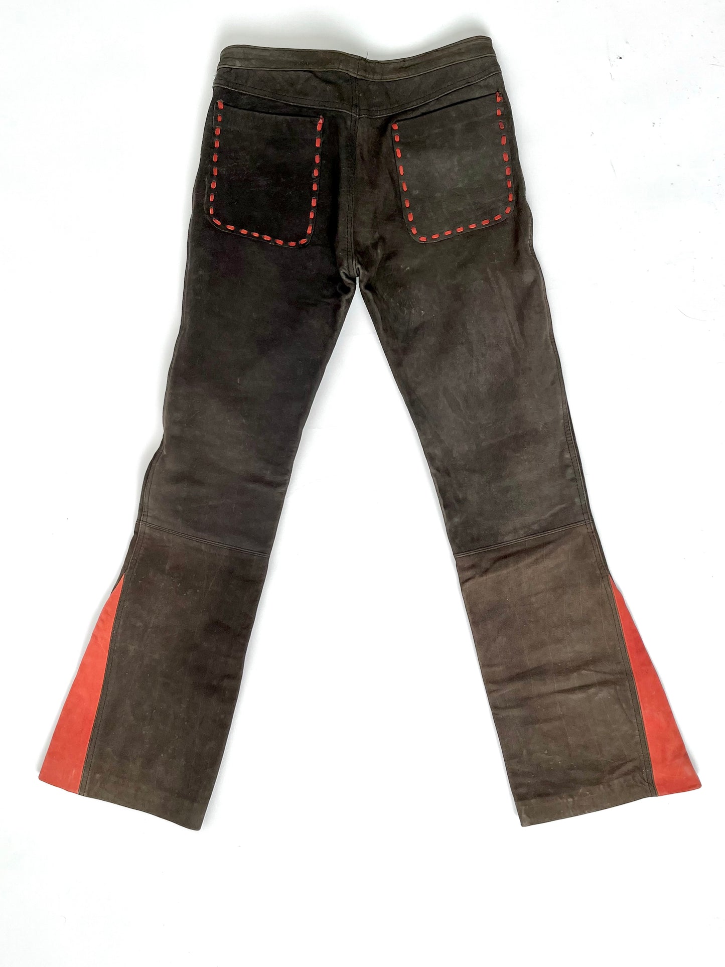 Cowgirl Flared Leather Pants